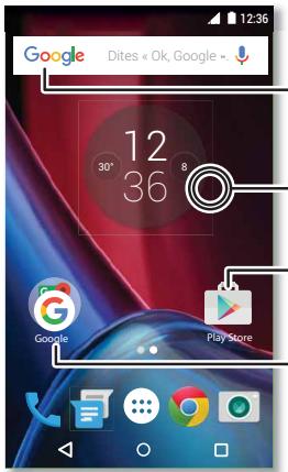 LENOVO MOTO G4 PLUS BLACK - Démarrage rapide : contrôle et personnelisation - 1