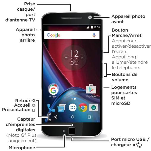 LENOVO MOTO G4 PLUS BLACK - Présentation du téléphone - 1