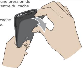 LENOVO MOTO G4 PLUS BLACK - Retirez le cache arrête. - 2