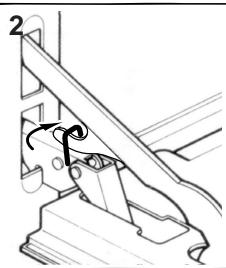 ARISTON FP 961 P.1/E WH - Dépose de la porte du four - 2