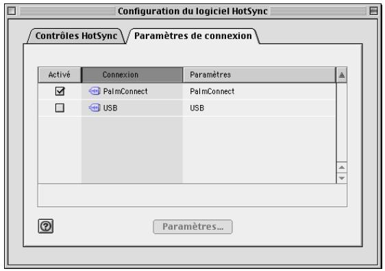PALM Zire71 - Afficher plus de détails dans le journal de HotSync - 1
