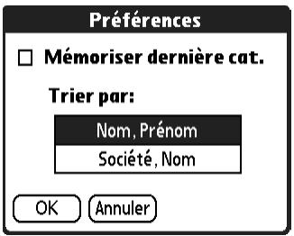 PALM Zire71 - Adresses - 1