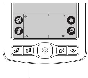 PALM Zire71 - Pour ouvrir l'application Adresses : - 1