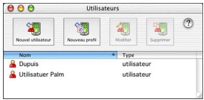 PALM Zire71 - Pour creer un profil utiliseur sous Windows : - 4