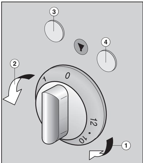 MIELE EP 5640 INOX - Mise en marche et arrêt - 1