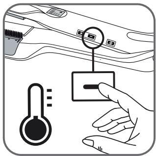 L OREAL PARIS STEAMPOD NEON - 2) Sélectionnez la température ideale pour le type de cheveux traités à l'aide des boutons + et - : - 2