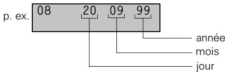 SIEMENS 3010Classic - Régler la date - 1