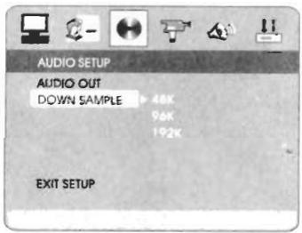 AKAT QXL 7050U - 3) AUDIO SETUP (configuration audio) - 2