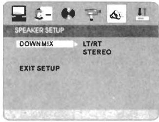 AKAT QXL 7050U - 5) SPEAKER SETUP (configuration des enceintes) - 1