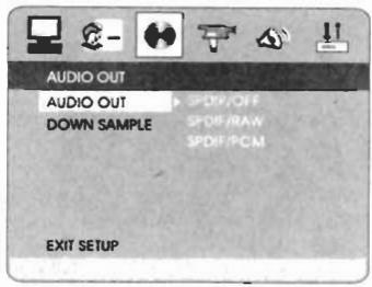 AKAT QXL 7050U - 3) AUDIO SETUP (configuration audio) - 1