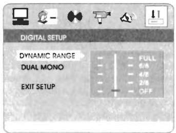 AKAT QXL 7050U - 6). DIGITAL SETUP (configuration numérique) - 1