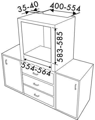 SMEG FourSFP6104WTPS - Encastrement sous les plans de cuisson (uniquement sur les modèles à pyrolyse) - 4