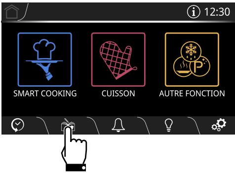 SMEG FourSFP6104WTPS - Suppression d'une recette - 1