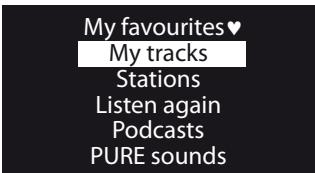 PURE RADIO VL-61386 - Pour écouter un favori - 5