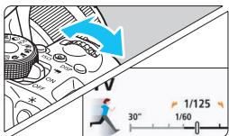 CANON 800D - Positionnez la molette de selection des modes sur < Tv> - 1