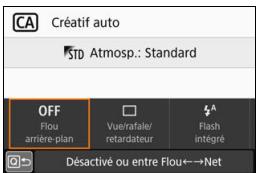 CANON 800D - Prise de vue en mode Créatif auto - 3