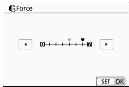 CANON 800D - Sélectionnez un paramètre. - 1