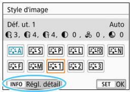 CANON 800D - Appuyez sur la touche <    > - 1