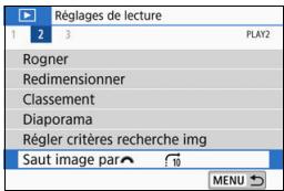 CANON 800D - Saut des images (affichage de saut) - 1