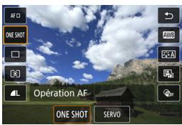 CANON 800D - Appuyez sur la touche <  > - 1