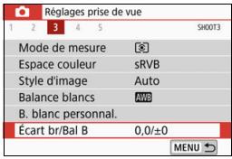 CANON 800D - Correction de la balance des blancs - 1