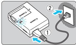 CANON 800D - Insérez la batterie. - 1