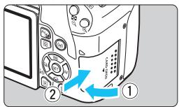 CANON 800D - Insérez la carte. - 1