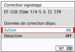 CANON 800D - Correction du vignetage - 3