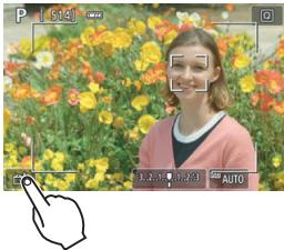 CANON 800D - Affichez l'image de Visée par l'écran. - 1