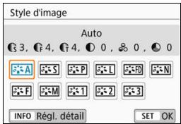 CANON 800D - Appuyez sur la touche <   ·  > - 1