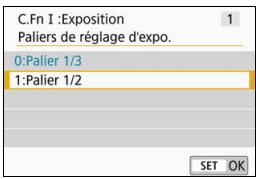CANON 800D - MENU Réglage des fonctions personalisées - 3