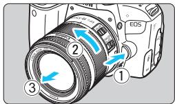 CANON 800D - Retrait de I'objectif - 1