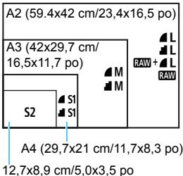 CANON 800D - Taille de papier - 1