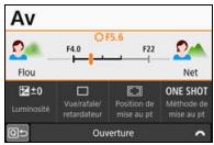 CANON 800D - Modes de la zone de creation - 3