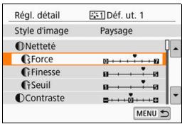 CANON 800D - Sélectionnéz le style d'image de base. - 1