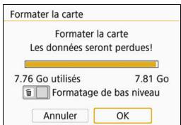 CANON 800D - Sélectionnez [Formater la carte]. - 1