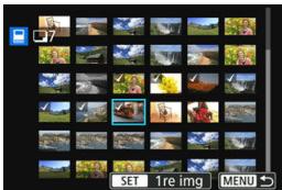 CANON 800D - Selectionnez [Selectionner série]. - 1