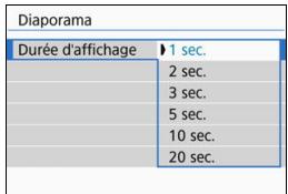 CANON 800D - Configurez [Régler] à votre guise. - 1