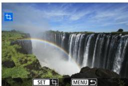 CANON 800D - Sélectionnez [Rogner]. - 1