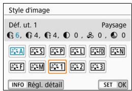 CANON 800D - Définisse le paramètre. - 1