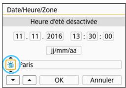 CANON 800D - Reglez la date et l'heure. - 1