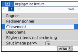 CANON 800D - Classement d'une image unique - 1