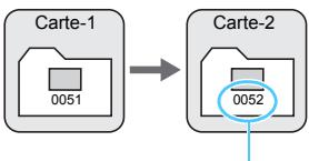 CANON 800D - MENUMethodes de numerotation des fichiers - 2