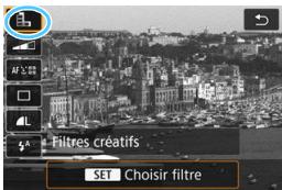 CANON 800D - Affichez l'image de Visée par l'écran. - 1