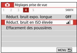 CANON 800D - Réduction du bruit en ISO élevé - 1
