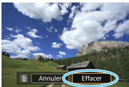 CANON 800D - Effacement d'une image unique - 2