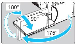 CANON 800D - Ouvrez l'écran LCD. - 1