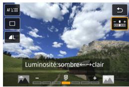CANON 800D - Réglage de la luminosité - 2