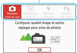 CANON 800D - Affichage du menu - 3