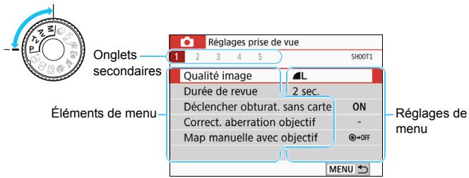 CANON 800D - Écran de menu - 5
